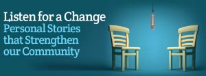 Liten for a Change podcast Listen for a Change Podcast graphic